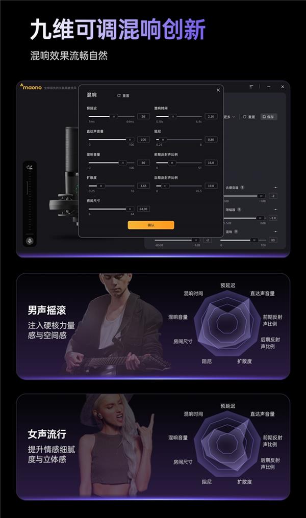 450：娱乐录音麦克风的优质之选尊龙凯时MAONO 闪克 PM(图6)