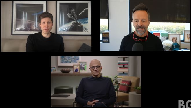 后首次对谈：「我们是天作之合！」尊龙凯时网奥特曼和纳德拉艰难重组(图1)